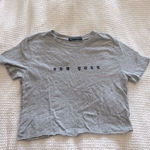 brandy melville cropped t
